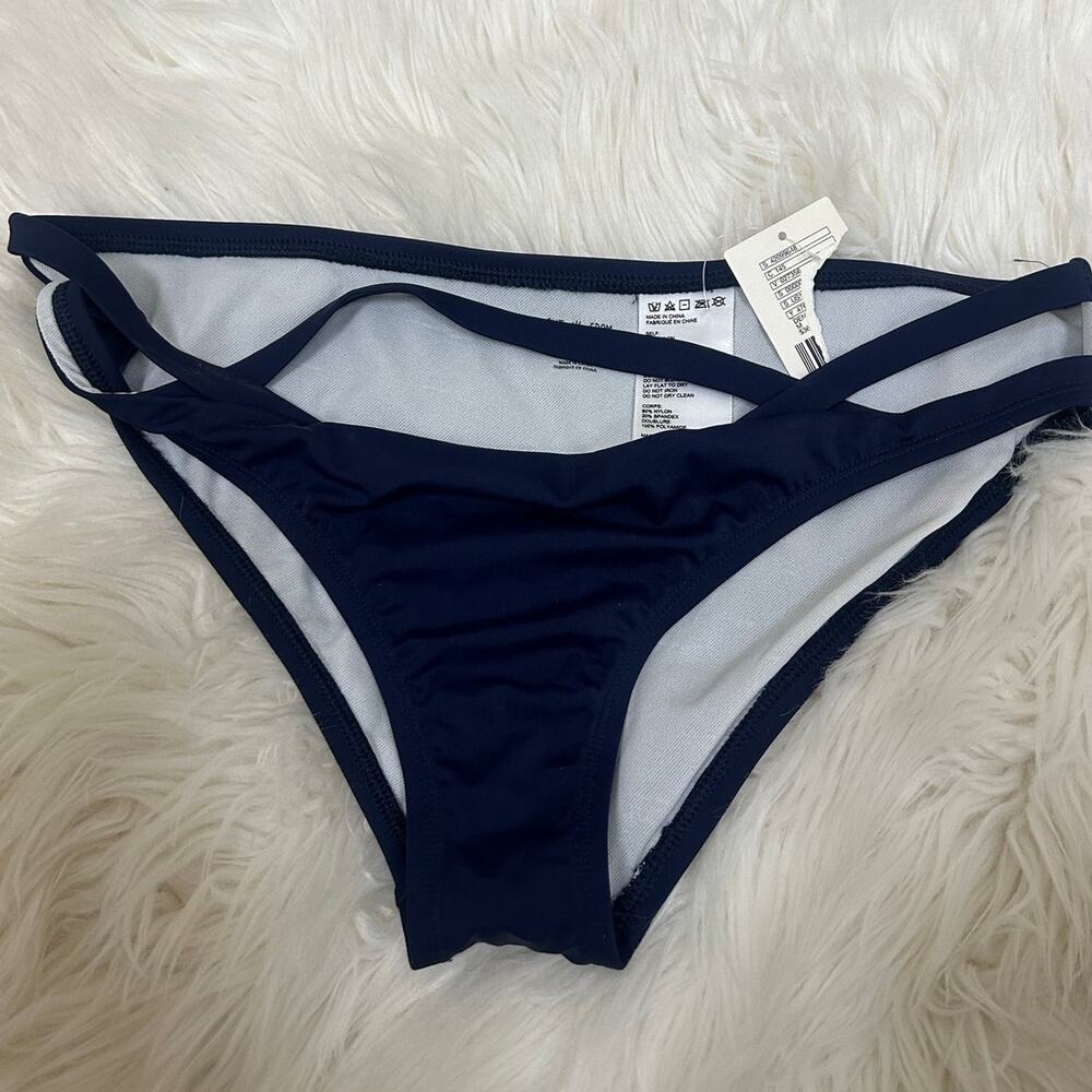 Urban Outfitters Out from Under Navy Blue Bikini Bottoms size M NWT